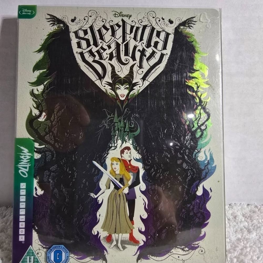 Disney Sleeping Beauty Blu-Ray DVD Zavvi Mondo Steelbook OOP 033